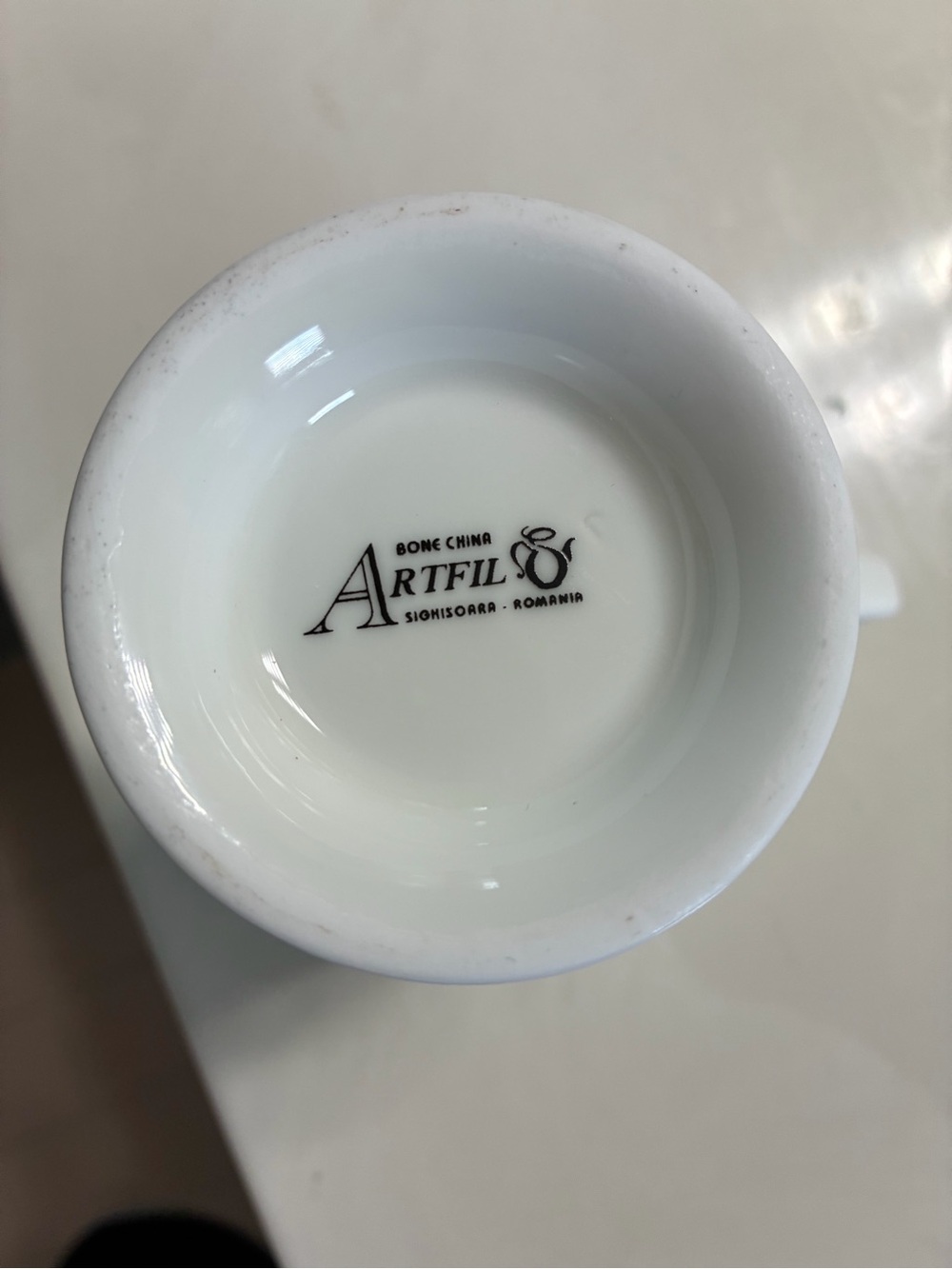 Dracula Romania White Bone China Mug Collectible - Picture 4 of 4